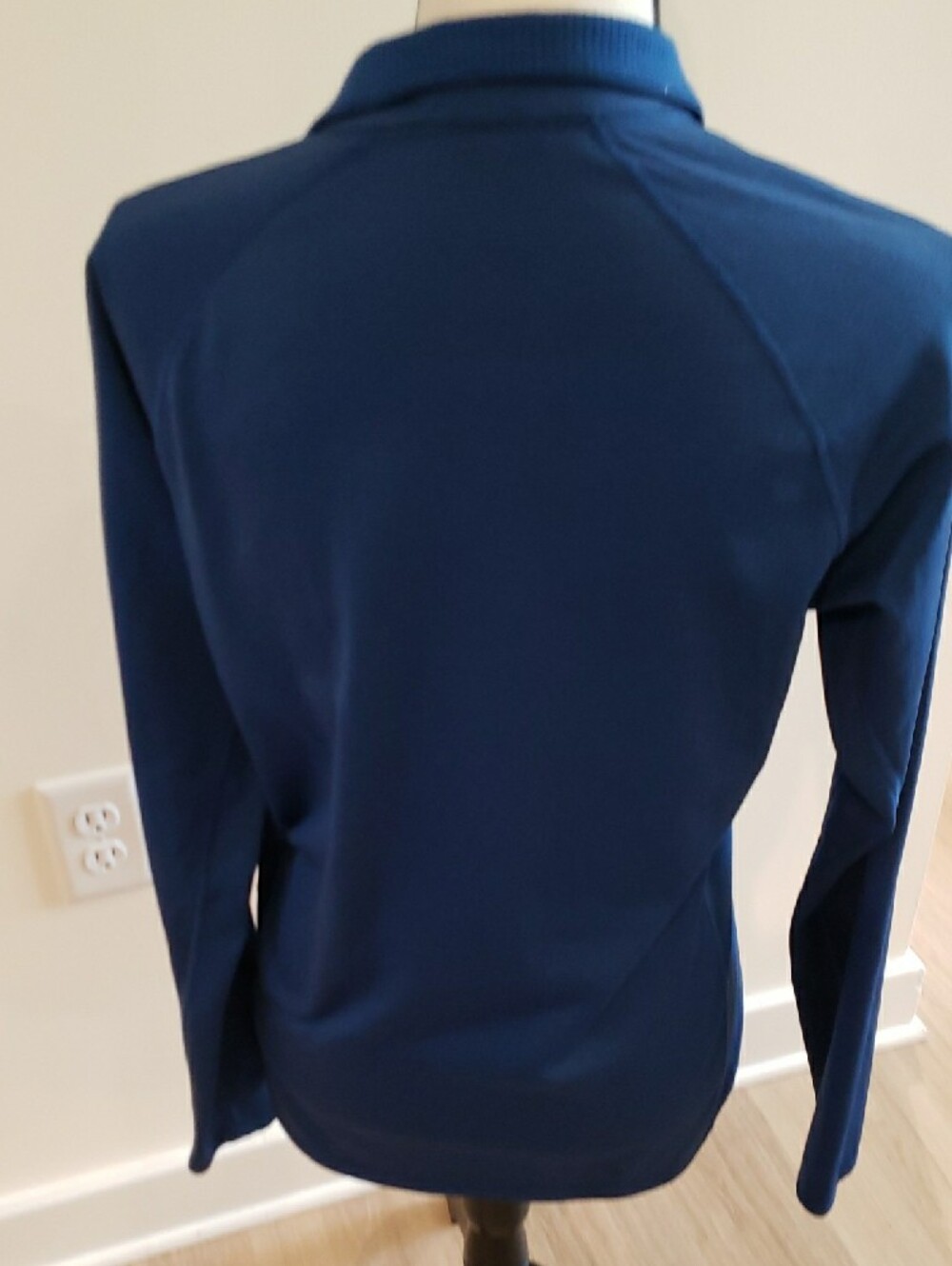 Patagonia Vintage Deep Blue Quarter-Zip Pullover Midweight Capilene - Picture 3 of 6